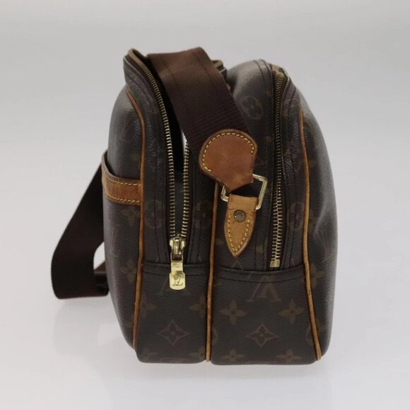LOUIS VUITTON Monogram Reporter PM Shoulder Bag
